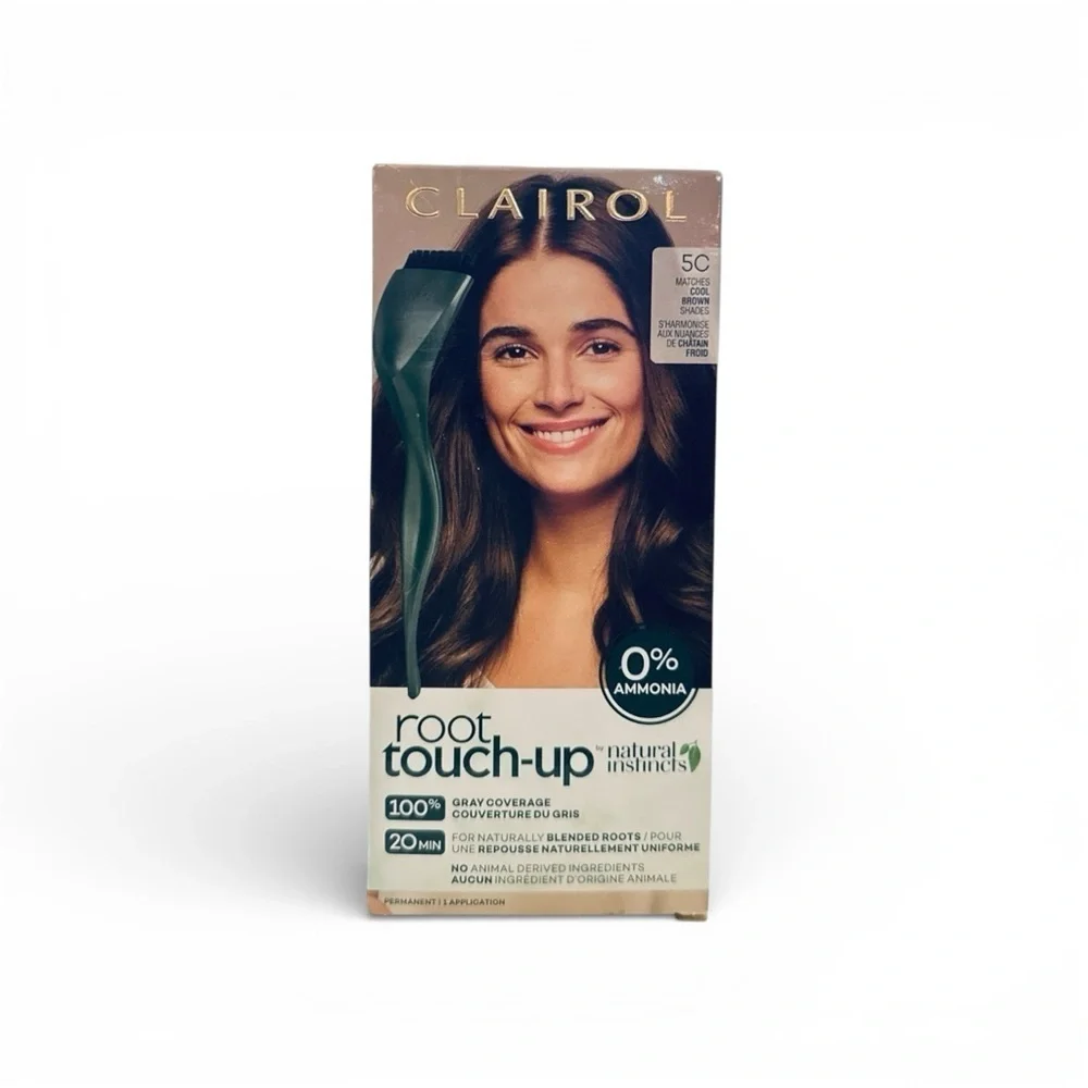Clairol Natural Instincts Root Touch-Up 5C Cool Brown | 0% Ammonia
